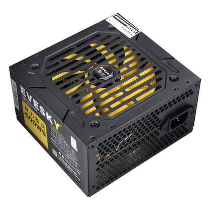 EVESKY แหล่งจ่ายไฟคอมพิวเตอร์เดสก์ท็อปแหล่งจ่ายไฟ 600WS โฮสต์คอมพิวเตอร์แหล่งจ่ายไฟ 400W แหล่งจ่ายไฟกราฟิกการ์ด