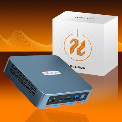 (Book 7 days to Thailand) Panlei Wi-6 mini host built-in Intel N100, DDR4 8GB memory, M.2 SSD hard drive supports Windows11/LINUX system, widely used in computer rooms, corporate offices, DIY soft routers