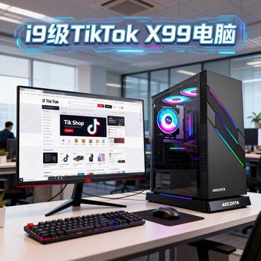 i9-level V3 2673v3, 16GB RAM, 128GB + 500GB SSD, dedicated graphics card, 27-inch/32-inch TIKTIK e-commerce/office computer