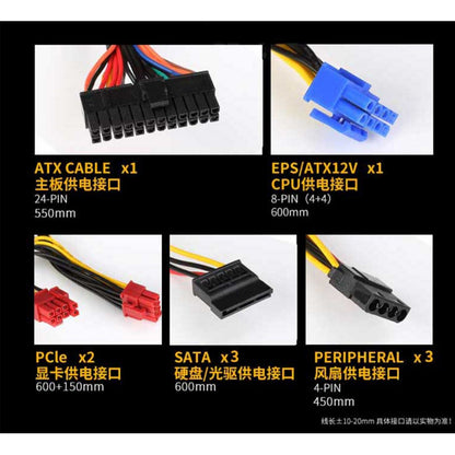 อีฟสกี้ 800WS และคอมพิวเตอร์เ สก์ท็อปใจกลางเมือง การ์ดจอขนาด 600W dual 6pin