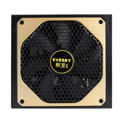 EVESKY 750WS แหล่งจ่ายไฟคอมพิวเตอร์เดสก์ท็อปโฮสต์แหล่งจ่ายไฟ 550W dual 6pin กราฟิกการ์ดแหล่งจ่ายไฟ