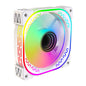 Prism 12CM chassis cooling fan AURA Shenguang synchronous 5V3-pin ARGB Symphony PWM temperature control silent fan MSI motherboard chassis fan