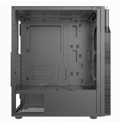 X99 电竞电脑机箱 MATX/ATX侧透机箱 台式电脑主机箱 支持330MM显卡 160MM风冷 E-ATX办公游戏机箱 黑白可选